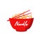 Logo noodle japanese restaurant