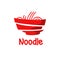 Logo noodle japanese restaurant