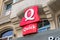 Logo of Quick. Quick Restaurants is an originally Belgian chain of hamburger fast food restaurants