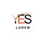 The logo says `yes` with a triangular shape with black and orange. For processional companies & finance, human resource, housing