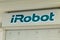 Logo and sign of iRobot Corporation.