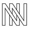 Logo sign nn n, icon double letters logotype n nn
