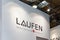 Logo sign of Swiss brand Laufen. Laufen produces ceramic items such as washbasins, bidets and toilets