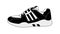 Logo sneaker in vector on white background.