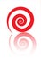 Logo, spiral, red, vector, illustrator