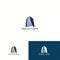 Logo template for company building agency, developer, real estate, mortage, construction, product and service industry