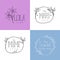 Logo templates for women`s boutiques and flower shops