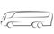 Logo of a three axle aerodynamic bus