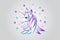 Logo Unicorn icon artwork vector