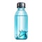 Logo Water Bottle On Isolated Tansparent Background, Png. Generative AI