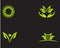 Logos green leaf ecology nature element vector icon