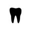 Logotype concept. Parodontosis tooth icon. Gingivitis sign. Inflammation of gums symbol. Logo design. Colorful buttons with icons