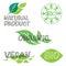 Logotypes for vegan