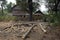 Logs and bamboo houses