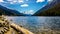 Logs laying on the shore of Duffey Lake