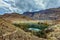 Lohan Tso mountain lake. Nubra valley, Ladakh, India