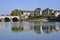 Loire river at Saumur in France