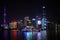 Lokatse night cityscape in Shanghai China