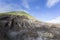 Lokon volcano crater view in Sulawesi