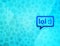 LOL bubble icon shiny bubble abstract cyan blue background wet aqua texture illustration