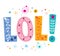 LOL laughing out loud decorative lettering text