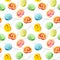 Lolli pop seamless pattern. Watercolor