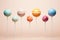 Lollipop candies as planets of solar system. Astronomy themed sugar sweets. Colorful lollipops in shape of planets. Imagination,