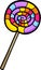 Lollipop clip art cartoon illustration