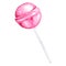 Lollipops bright colors on white background. Watercolor hand rawn illustration for menu design, cards, invitations.