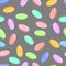 Lollipops seamless pattern. Candy background. confection texture