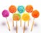 The lollipops were created using tools.