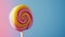 lolly pop advertisment background with copy space