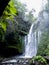 Lombok - Sendang Gile waterfall two days after a strong earthquake