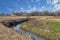 Lomellina countryside springtime panorama. Color image