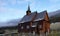 Lomen stave church at Sildrefjord in Norway