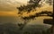 Lomsak cliff during sunset in Phukradung national park