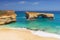 London Arch, natural arch formation in Port Campbell National Park. Great Ocean Road, Victoria State, South Australia