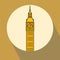 London Big Ben linear illustration