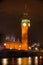 London - Big Ben Tower Clock tower at night