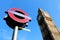 London Big Ben and underground / tube / metro sign