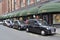 London black cabs Harrods department store