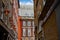 London brick facades near Trafalgar Square