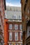 London brick facades near Trafalgar Square