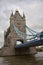 The London bridge taken from the Thames
