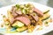 London Broil Steak with Pineapple Salsa