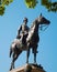 London - Bronze statue of the Duke of Wellington in Hyde Park by Sculptor Joseph Edgar Boehm 1888