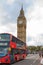 London Buses with Big Ben.