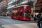 London - Busy Oxford street in Christmas period