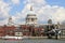 London city skyline from the river Thames