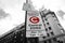 London congestion charge zone sign